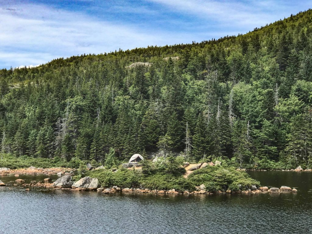 Hiking in Tumbledown Maine