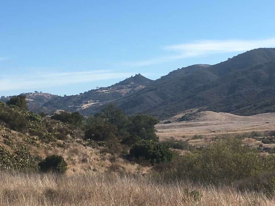Hiking the mountains in santa monica california