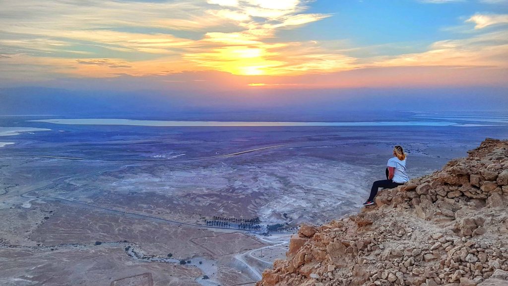 the masada sunrise trek in isreal